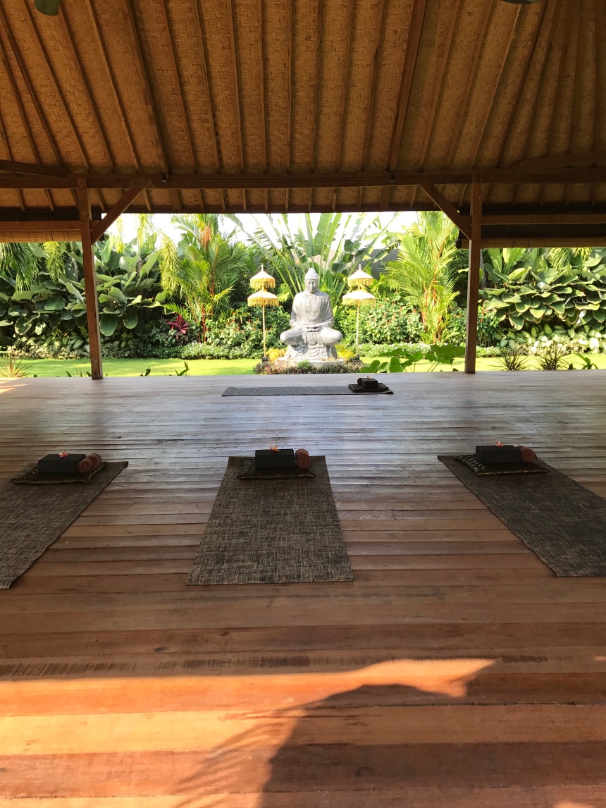 Yoga time at Bliss Sanctuary for Women
